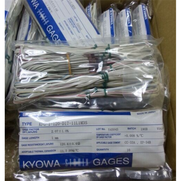日本KYOWA共和配件耗材應變片KFGS-1.5-120-D28-16 L30C2R