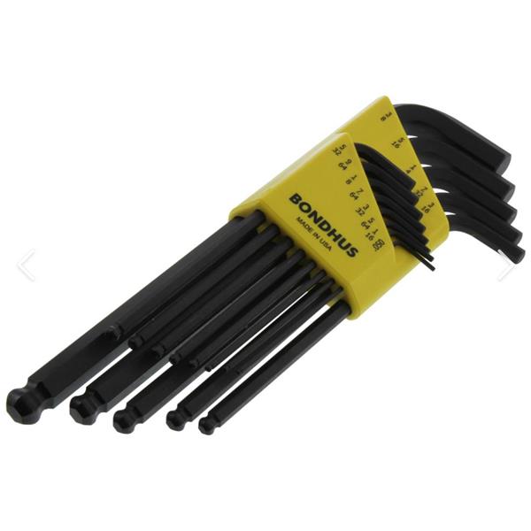 美國(guó)Bondhus波頭粗短雙球端L型扳手SDBLX13BXL