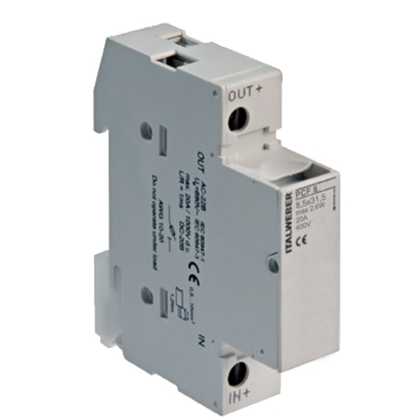 意大利ITALWEBER PCH保險絲座 PCH 1x38 32A