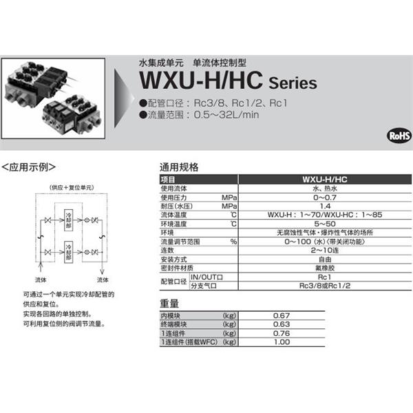 CKD喜開理水集成單元WXU-HC-10-W-15-600-PA